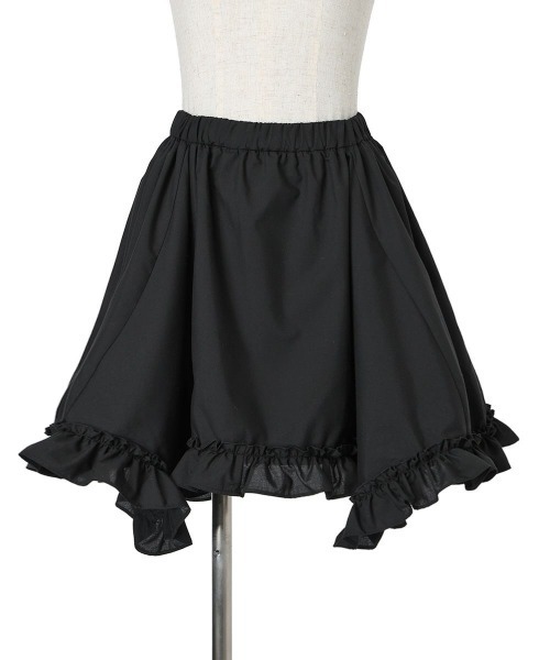 F i.n.t(フィント)の「フリル使いランダムヘムミニスカート/ fint フィント(スカート・レディース・ブラック/オフホワイト・FREE)」の17枚目の写真