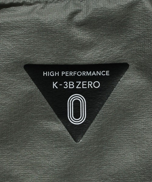 K-3B（ケースリービー）の「K-3B ZERO 0_674_F 7dアルティメットライト ポケッタブルラグランパーカー（パーカー・メンズ・グレー/ブラック・3L/M/L/S/M/L/XL）」の16枚目の写真