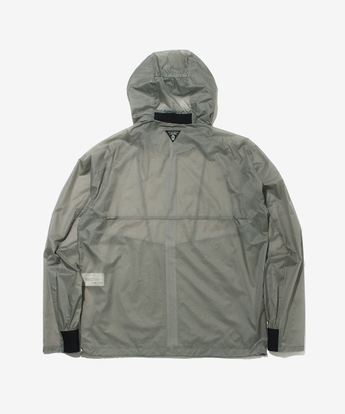 K-3B（ケースリービー）の「K-3B ZERO 0_674_F 7dアルティメットライト ポケッタブルラグランパーカー（パーカー・メンズ・グレー/ブラック・3L/M/L/S/M/L/XL）」の4枚目の写真