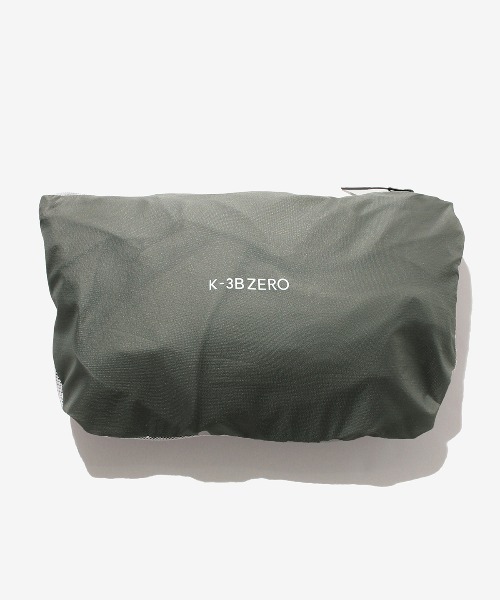 K-3B（ケースリービー）の「K-3B ZERO 0_674_F 7dアルティメットライト ポケッタブルラグランパーカー（パーカー・メンズ・グレー/ブラック・3L/M/L/S/M/L/XL）」の17枚目の写真