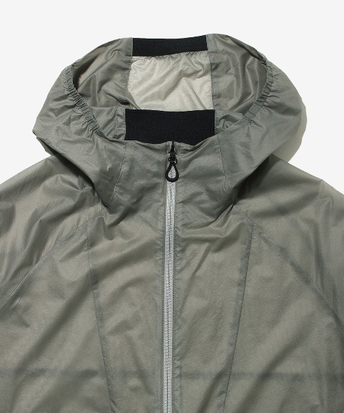 K-3B（ケースリービー）の「K-3B ZERO 0_674_F 7dアルティメットライト ポケッタブルラグランパーカー（パーカー・メンズ・グレー/ブラック・3L/M/L/S/M/L/XL）」の12枚目の写真