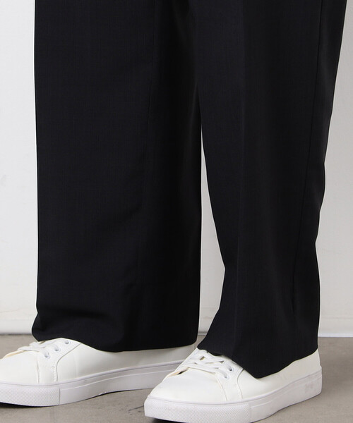 COMME CA ISM（コムサイズム）の「【セットアップ対応】リネンライク ポリエステル リラックス ワイドカーゴパンツ（カーゴパンツ・メンズ・ベージュ/カーキ/ブラック・LARGE/MEDIUM）」の9枚目の写真