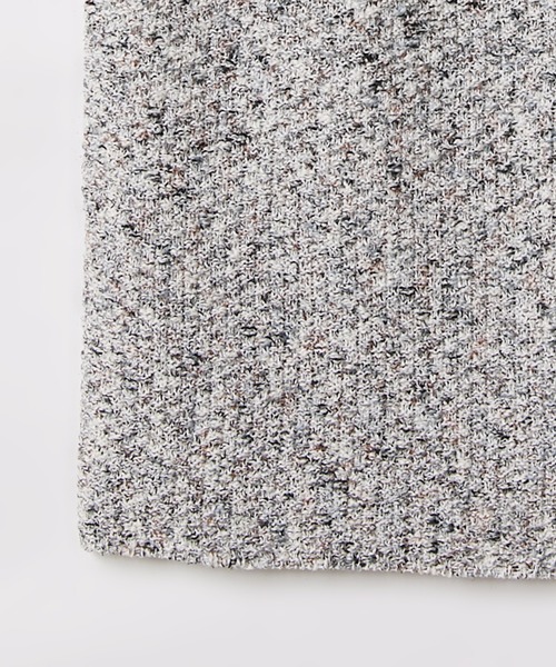 LE CIEL BLEU(ルシェルブルー)の「ツイードメランジニットスカート / Tweed Melange Knit Skirt(スカート・レディース・グレー/ブルー・36)」の4枚目の写真