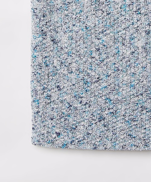 LE CIEL BLEU(ルシェルブルー)の「ツイードメランジニットスカート / Tweed Melange Knit Skirt(スカート・レディース・グレー/ブルー・36)」の14枚目の写真