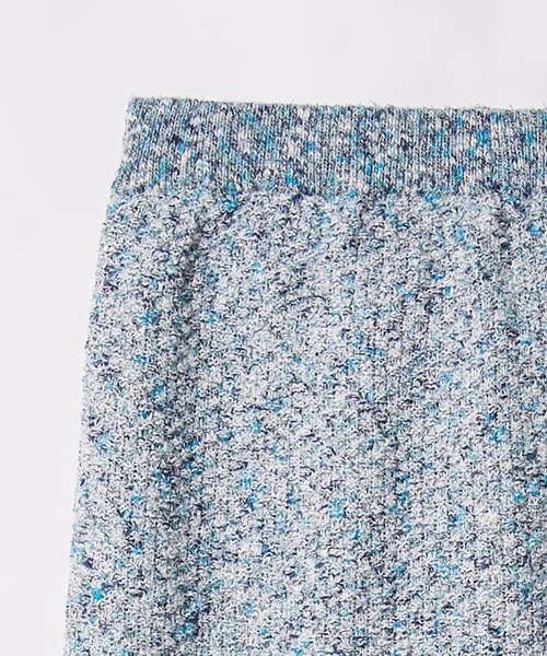 LE CIEL BLEU(ルシェルブルー)の「ツイードメランジニットスカート / Tweed Melange Knit Skirt(スカート・レディース・グレー/ブルー・36)」の13枚目の写真