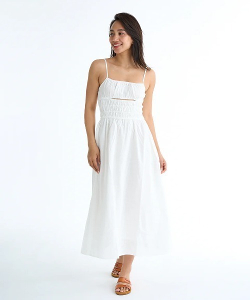 BILLABONG(ビラボン)の「BILLABONG レディース 【CRYSTAL TIDES】 CLOUD DRESS ワンピース 【2025年春夏モデル】/ビラボン(ワンピース・レディース・ホワイト・SMALL)」の2枚目の写真