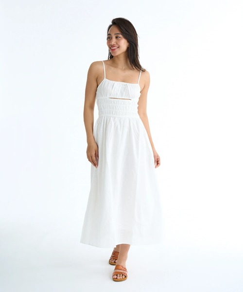 BILLABONG(ビラボン)の「BILLABONG レディース 【CRYSTAL TIDES】 CLOUD DRESS ワンピース 【2025年春夏モデル】/ビラボン(ワンピース・レディース・ホワイト・SMALL)」の8枚目の写真