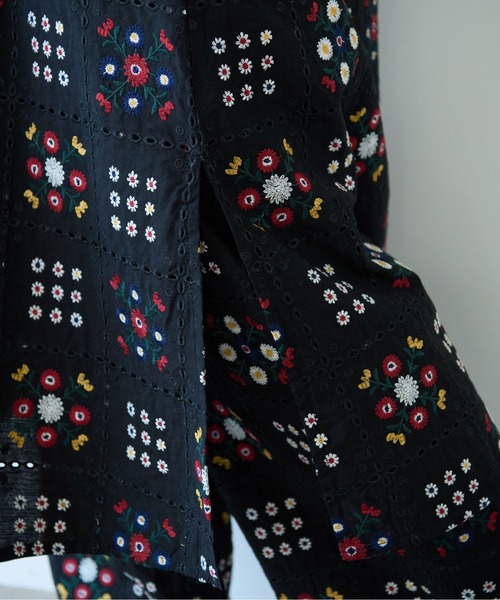 yuni（ユニ　）の「eyelet embroidely sleeveless ワンピース（ワンピース・レディース・その他/ホワイト/ブラック/アイボリー・FREE）」の7枚目の写真