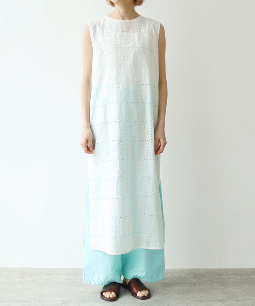 △eyelet embroidely sleeveless ワンピース（ワンピース