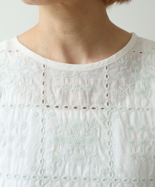 yuni（ユニ　）の「eyelet embroidely sleeveless ワンピース（ワンピース・レディース・その他/ホワイト/ブラック/アイボリー・FREE）」の16枚目の写真