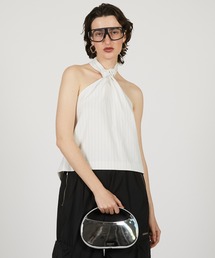 PRANK PROJECT | 【2025 Summer Pre-Order】ストライプツイストホルタートップ / Striped Twist Halter Top(その他トップス)