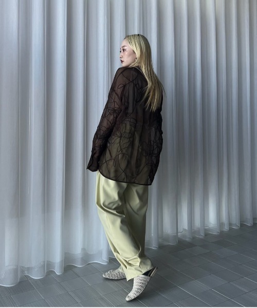 パンツ AMERIVINTAGE MEDI WIDETUCK BONTAN PANTS セール】MEDI WIDE TUCK BONTAN PANTS（その他パンツ）｜Ameri