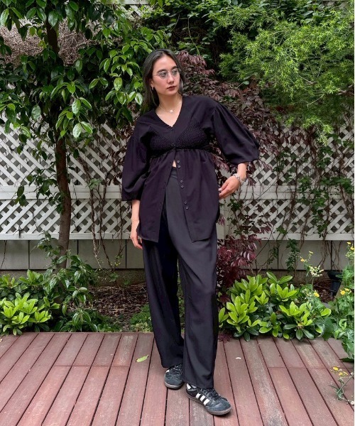 MEDI WIDE TUCK BONTAN PANTS（その他パンツ）｜Ameri（アメリ