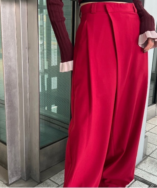 セール】MEDI WIDE TUCK BONTAN PANTS（その他パンツ）｜Ameri