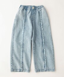 EDWIN | 【Ou? by EDWIN】デニムフリンジイージーパンツ(デニムパンツ)