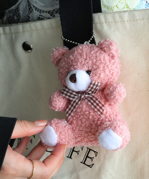 くまのぬいぐるみキーホルダー/チャーム（キーホルダー）｜colleca la