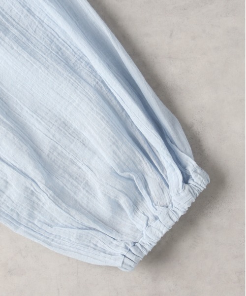 HONEYSUCKLE ROSE（ハニーサックルローズ）の「【HONEYSUCKLE ROSE】2WAYリボンブラウス（シャツ/ブラウス・レディース・オフホワイト/ブルー/ダークグレー・M/L）」の15枚目の写真