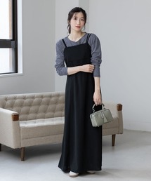 slattgir | 高身長 カットジョーゼットキャミソールワンピース(トールサイズ)Essenave≪動画あり≫(ワンピース)