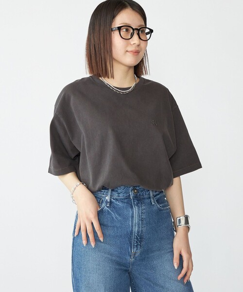 SHIPS(シップス)の「SHIPS: スクリーンスターズ ガーメントダイ ワンポイント Tシャツ(Tシャツ/カットソー・メンズ・ホワイト/パープル/ブラック/コバルトブルー・X-LARGE/LARGE/MEDIUM/SMALL)」の3枚目の写真