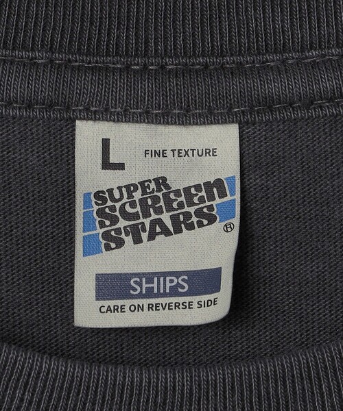 SHIPS(シップス)の「SHIPS: スクリーンスターズ ガーメントダイ ワンポイント Tシャツ(Tシャツ/カットソー・メンズ・ホワイト/パープル/ブラック/コバルトブルー・X-LARGE/LARGE/MEDIUM/SMALL)」の12枚目の写真