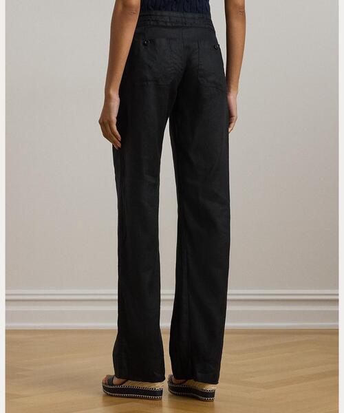 LAUREN RALPH LAUREN（ローレン ラルフ ローレン）の「リネン ワイドレッグ パンツ（その他パンツ・レディース・ブラック系1・8/6/4/0/2/00）」の5枚目の写真