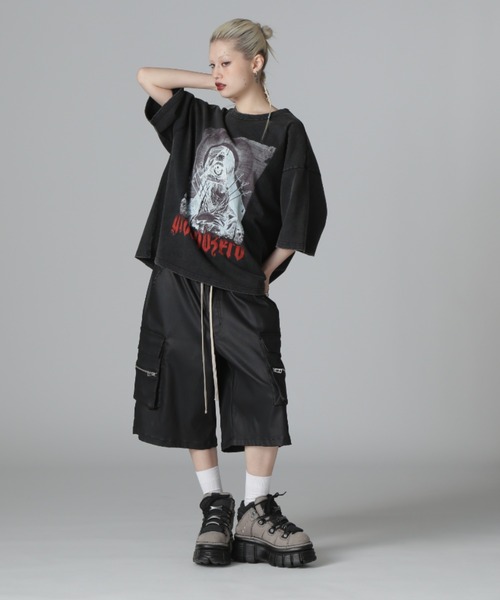 セール】DankeSchon/ダンケシェーン/GRADATION CHEMICAL S/S TEE