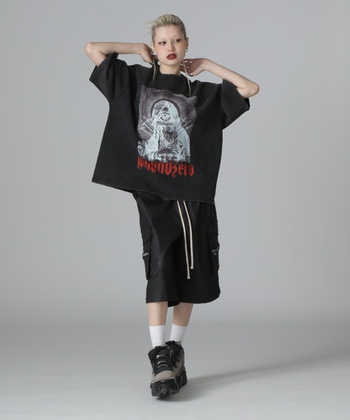 セール】DankeSchon/ダンケシェーン/GRADATION CHEMICAL S/S TEE