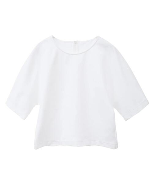 Tiara（ティアラ）の「ボクシーショートトップス（Tシャツ/カットソー・レディース・ブラック/ホワイト/イエロー・FREE）」の2枚目の写真