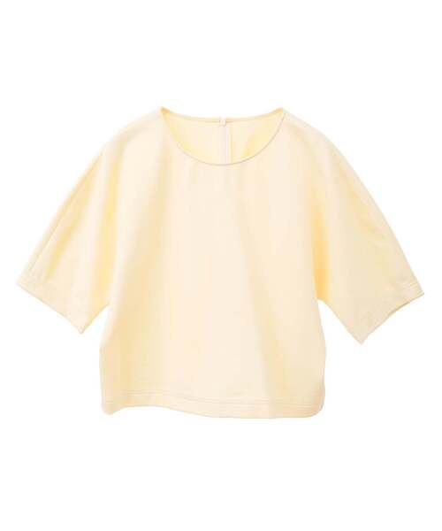 Tiara（ティアラ）の「ボクシーショートトップス（Tシャツ/カットソー・レディース・ブラック/ホワイト/イエロー・FREE）」の3枚目の写真