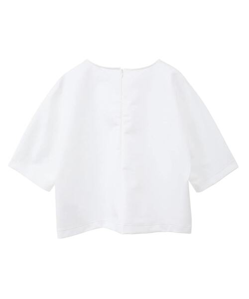 Tiara（ティアラ）の「ボクシーショートトップス（Tシャツ/カットソー・レディース・ブラック/ホワイト/イエロー・FREE）」の4枚目の写真