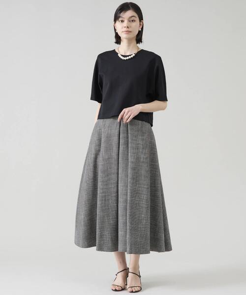 Tiara（ティアラ）の「ボクシーショートトップス（Tシャツ/カットソー・レディース・ブラック/ホワイト/イエロー・FREE）」の10枚目の写真