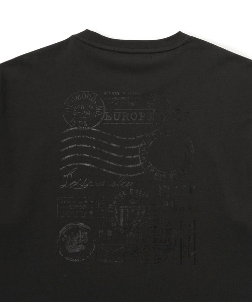j.n.r.d(ジェー・エヌ・アール・ディー)の「j.n.r.d/箔プリントスタンプシャツ(Tシャツ/カットソー・メンズ・ホワイト/チャコールグレー・L/LL/M)」の9枚目の写真