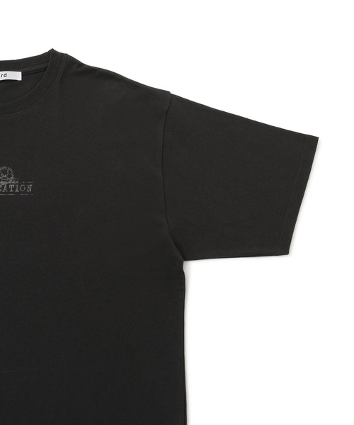 j.n.r.d(ジェー・エヌ・アール・ディー)の「j.n.r.d/箔プリントスタンプシャツ(Tシャツ/カットソー・メンズ・ホワイト/チャコールグレー・L/LL/M)」の10枚目の写真