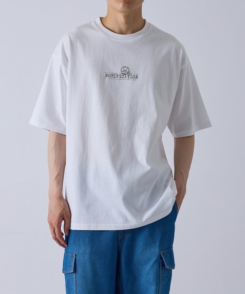 ７月18日（金）まで限定出品　FJORD Tシャツ セール】j.n.r.d/箔プリントスタンプシャツ（Tシャツ/カットソー