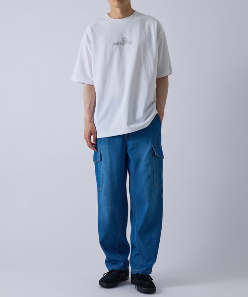 j.n.r.d(ジェー・エヌ・アール・ディー)の「j.n.r.d/箔プリントスタンプシャツ(Tシャツ/カットソー・メンズ・ホワイト/チャコールグレー・L/LL/M)」の20枚目の写真