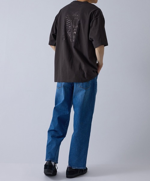 ★日本未入荷*SCOTCH&SODA*新作*POP OVERプリント半袖シャツ★ セール】j.n.r.d/箔プリントスタンプシャツ（Tシャツ/カットソー