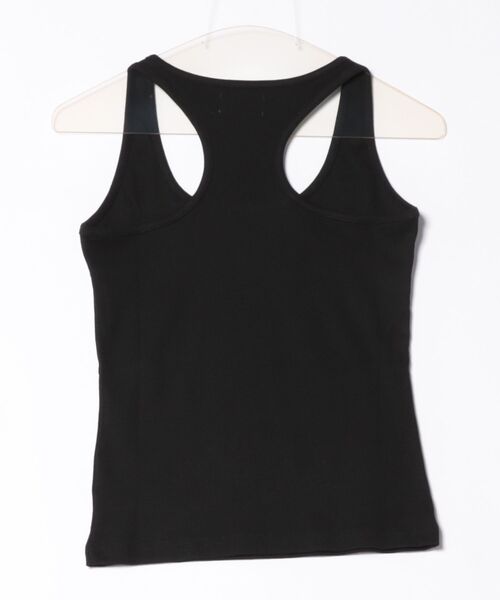 SPINNS（スピンズ）の「タンクトップ/ガールロゴ（タンクトップ・レディース・オフホワイト/ブラック/カモフラージュ・ONESIZE）」の4枚目の写真