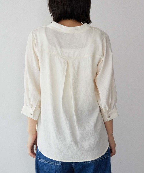 ドゥ アルシーヴ DOUX ARCHIVES European Flax リネンシャツ （BEG） ドゥ アルシーヴ DOUX ARCHIVES European Flax リネンシャツ