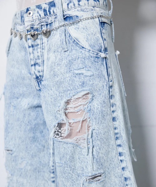 neith.(ネイス)の「neith./ネイス/Denim Lingerie Half Pants(デニムパンツ・レディース・ライトブルー/ダークブルー・FREE)」の15枚目の写真