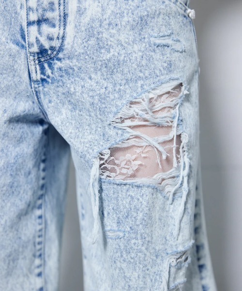neith.(ネイス)の「neith./ネイス/Denim Lingerie Half Pants(デニムパンツ・レディース・ライトブルー/ダークブルー・FREE)」の16枚目の写真