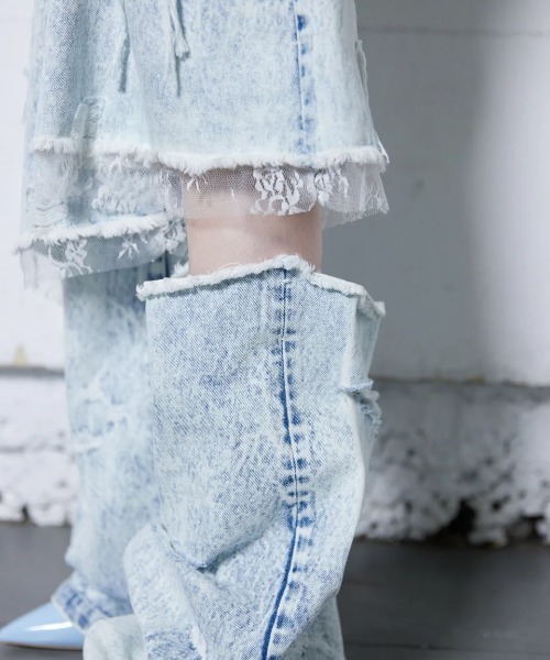 neith.(ネイス)の「neith./ネイス/Denim Lingerie Half Pants(デニムパンツ・レディース・ライトブルー/ダークブルー・FREE)」の19枚目の写真