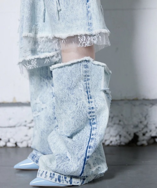 neith.(ネイス)の「neith./ネイス/Denim Lingerie Half Pants(デニムパンツ・レディース・ライトブルー/ダークブルー・FREE)」の20枚目の写真