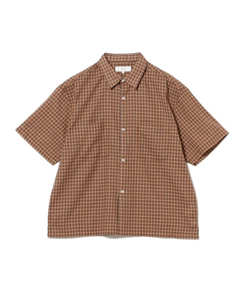 B:MING by BEAMS（ビーミングバイビームス）の「スモールチェック ハーフスリーブ シャツ（シャツ/ブラウス・メンズ・オレンジ/チャコールグレー・XL/L/M/S）」の13枚目の写真