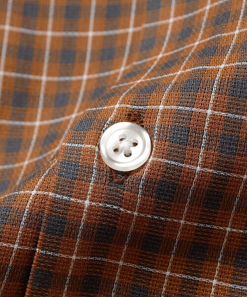 B:MING by BEAMS（ビーミングバイビームス）の「スモールチェック ハーフスリーブ シャツ（シャツ/ブラウス・メンズ・オレンジ/チャコールグレー・XL/L/M/S）」の15枚目の写真