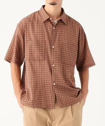 スモールチェック ハーフスリーブ シャツ