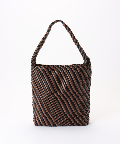HVISK（ヴィスク）の「HVISK/ ヴィスク HOBO BRAIDED TOTE（ショルダーバッグ・レディース・ブラウン・FREE）」の3枚目の写真