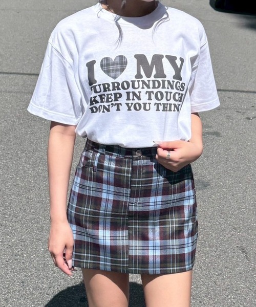fiere(フィエール)の「ILOVEMY半袖Tシャツ(Tシャツ/カットソー・レディース・ホワイト/A/B/C/D/E/F/G・MEDIUM/LARGE/SMALL/X-LARGE/X-SMALL)」の6枚目の写真