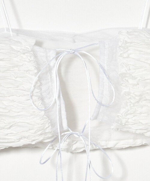 セール】＜AEWEN MATOPH＞テープ シャーリング キャミソール