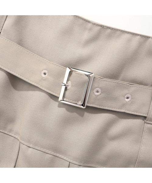 JENNI love（ジェニィラブ）の「【ウエスト調整可】ベルトドッキングスカート風ショーパン（その他パンツ・キッズ・ベージュ/チャコールグレー/ブラック・140cm/160cm/150cm/130cm）」の11枚目の写真