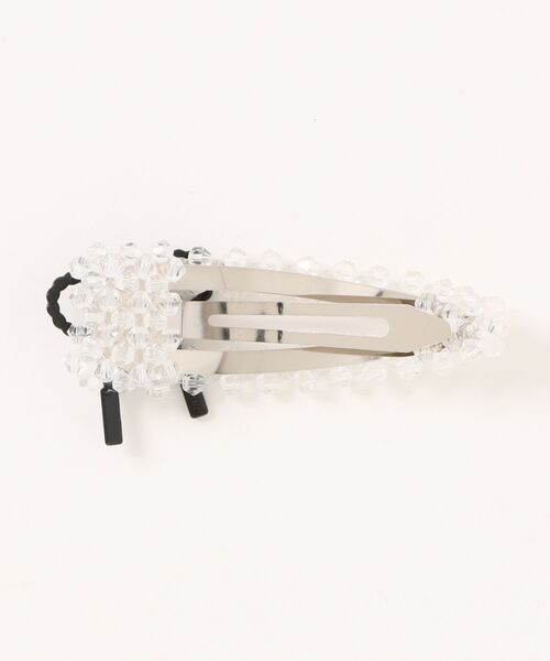 repipi armario（レピピ アルマリオ）の「ビーズパッチンピン（ヘアピン・キッズ・ブラック/クリア・FREE）」の6枚目の写真